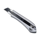 Bearbeiten Sie Messer, Papierschneidemaschinemesser, einziehbares Gebrauchsmesser 18mm ABS+TPR des Selbst-verschlussverschlusses weg vom Messer